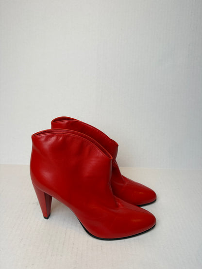 CELINE Leather Rancher Ankle Boots/US5.5-EU36.5