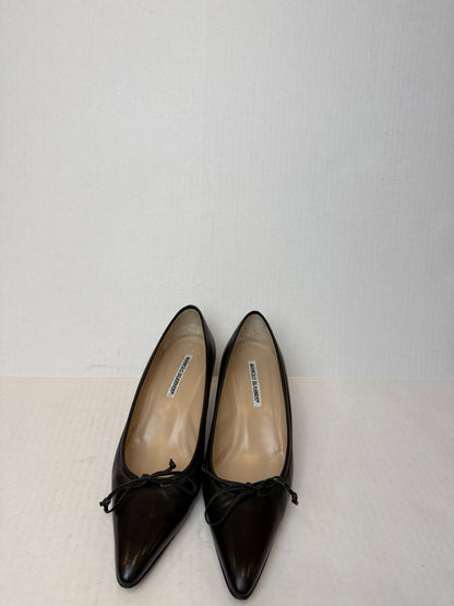 MANOLO BLAHNIK Kitten Heels Pump / US9-EU39.5