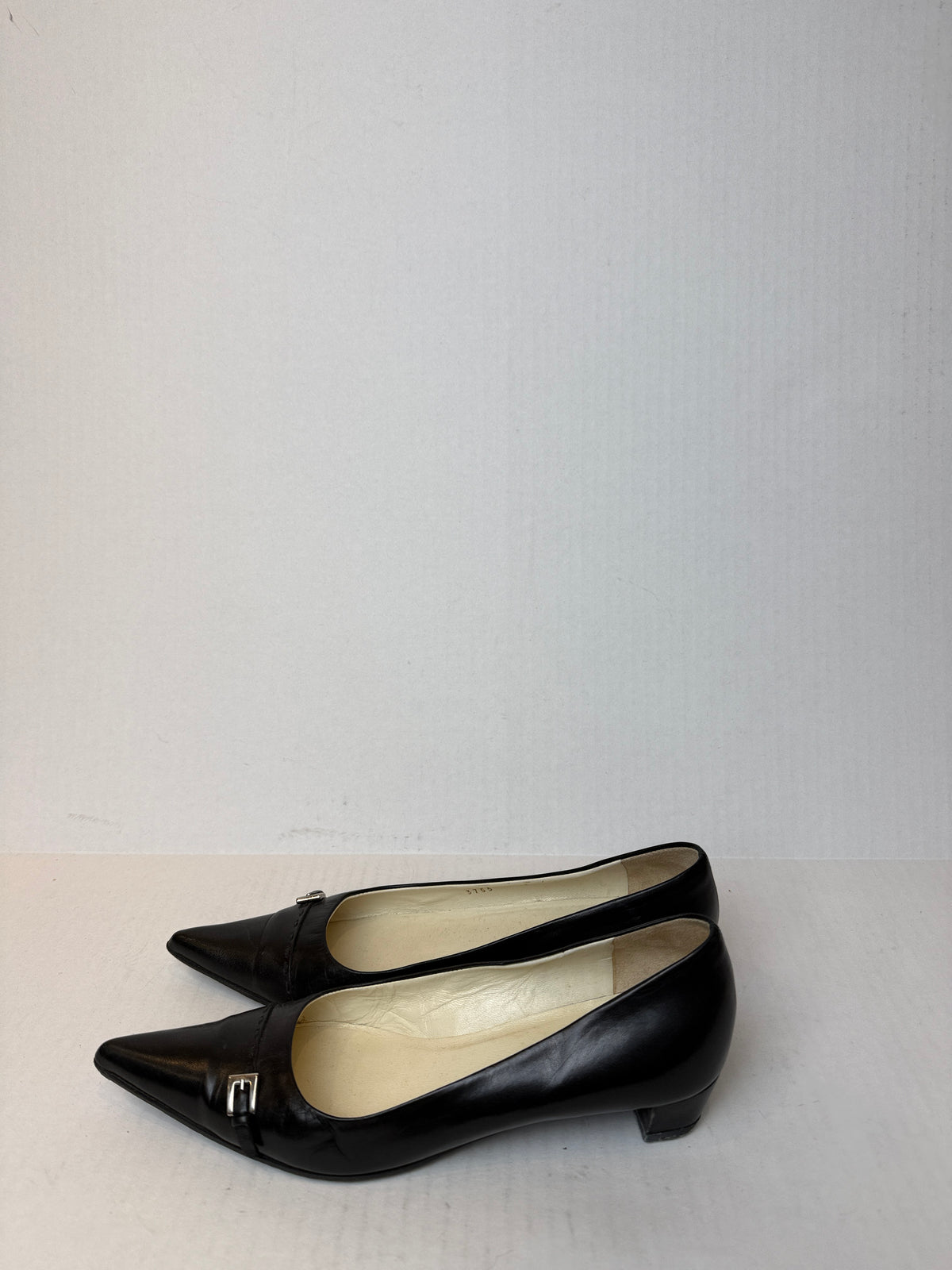 PRADA Pointed Leather Pumps/ US5.5-EU35.5