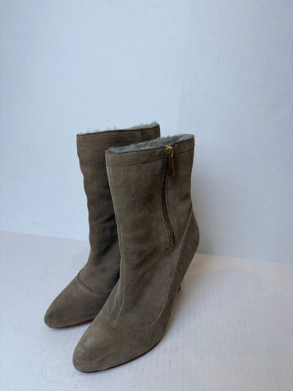 COACH Suede Adelina  Shearl Ankle HH Boots/US6-EU36