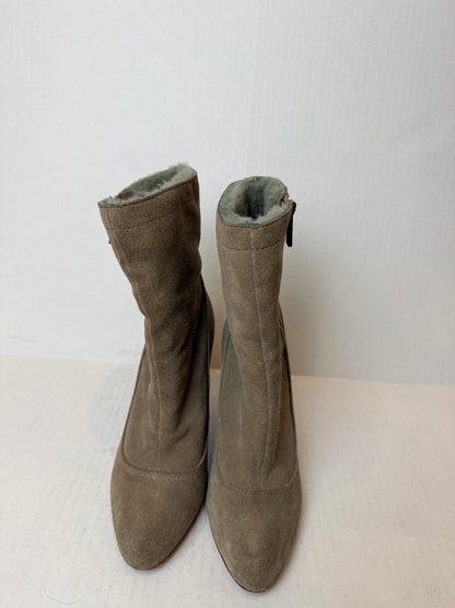 COACH Suede Adelina  Shearl Ankle HH Boots/US6-EU36