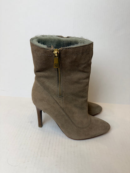 COACH Suede Adelina  Shearl Ankle HH Boots/US6-EU36