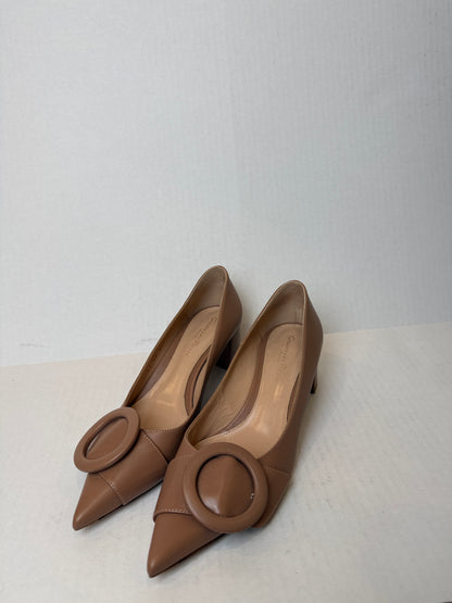 GIANVITO ROSSI  Leather Venezia Pointed ToePumps/US7-EU37