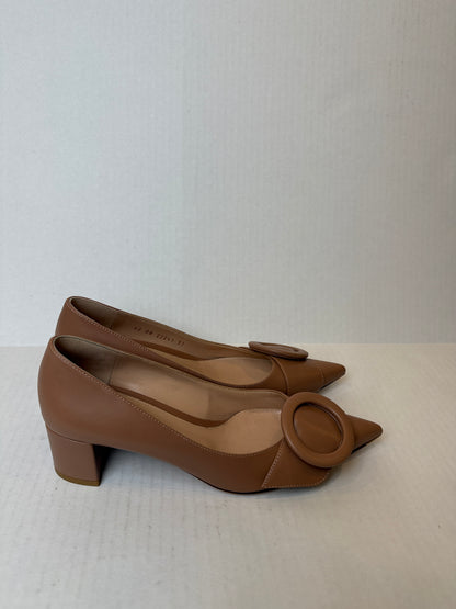 GIANVITO ROSSI  Leather Venezia Pointed ToePumps/US7-EU37