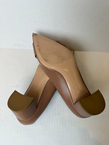GIANVITO ROSSI  Leather Venezia Pointed ToePumps/US7-EU37