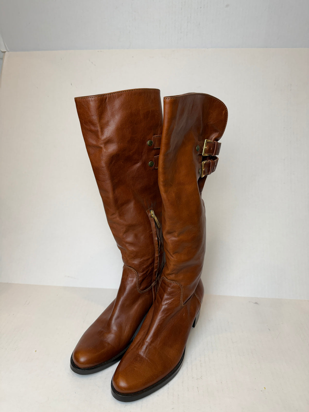 L.K.BENNETT Leather Boots With Heels/6-EU37