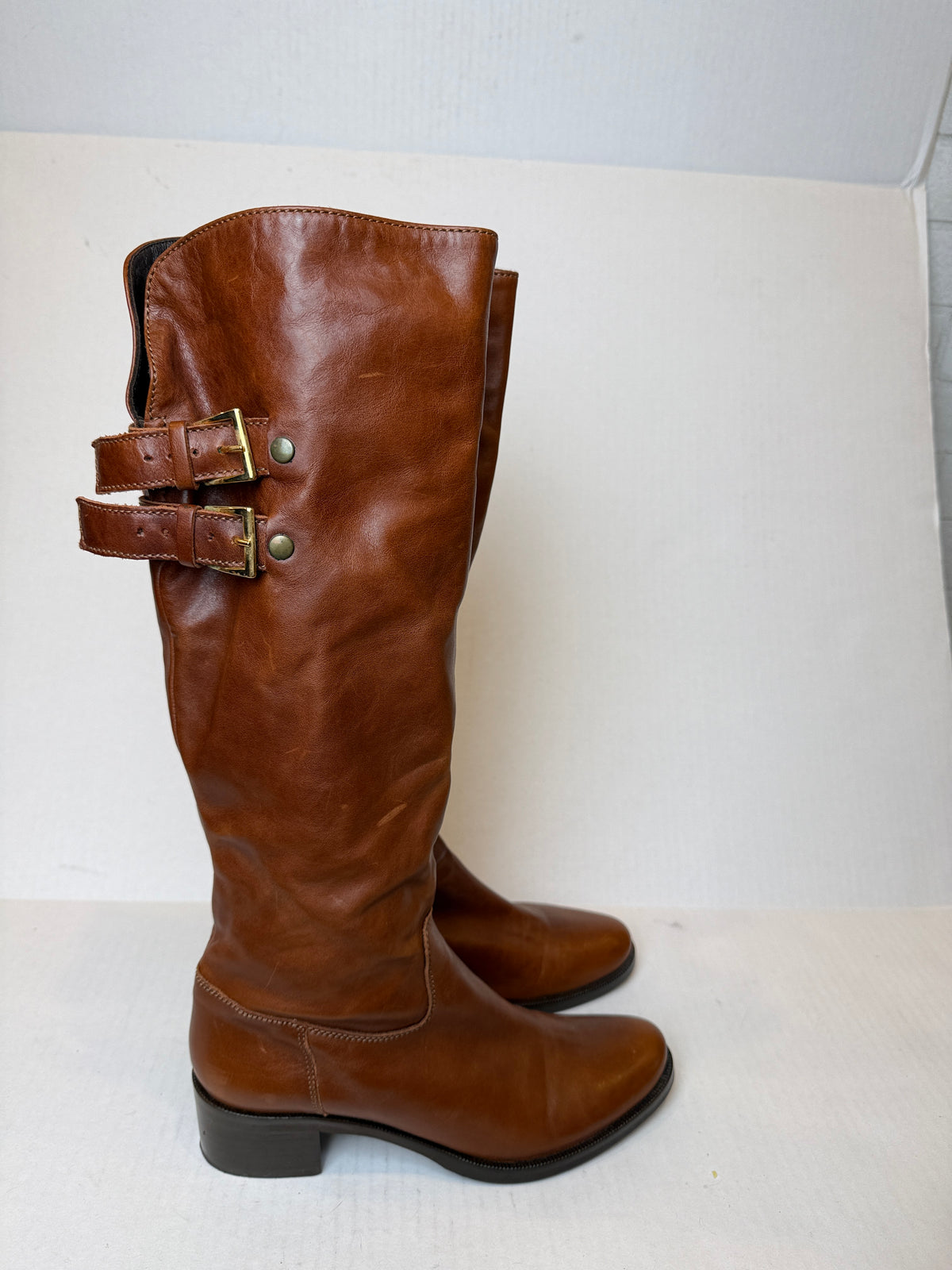 L.K.BENNETT Leather Boots With Heels/6-EU37