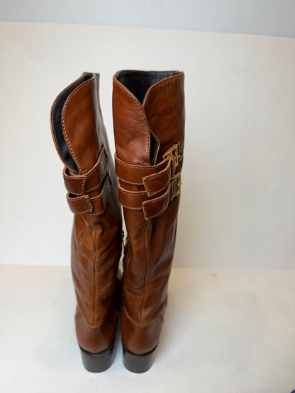 L.K.BENNETT Leather Boots With Heels/6-EU37