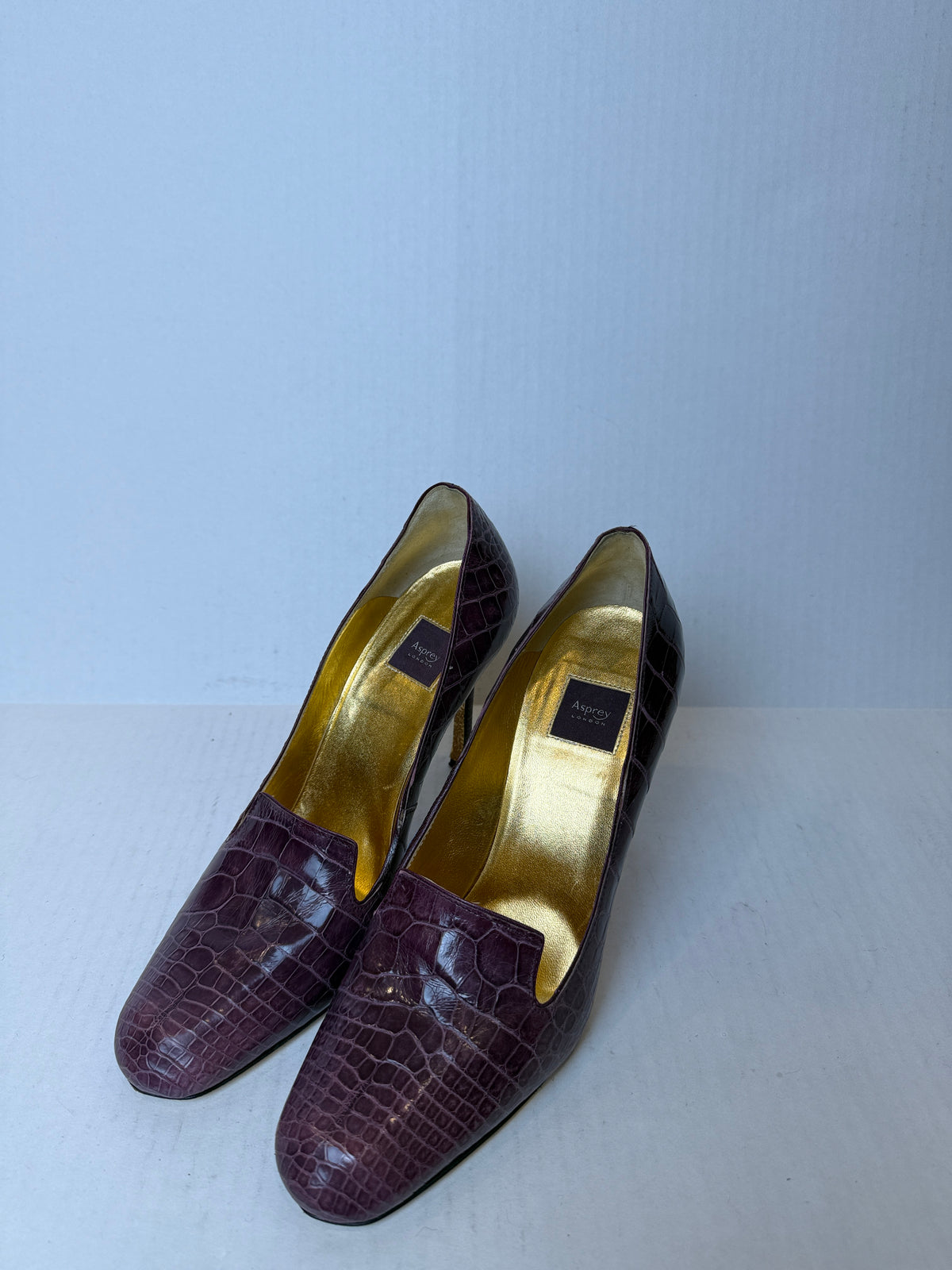 ASPREY Alligator Pumps / US8.5-EU39
