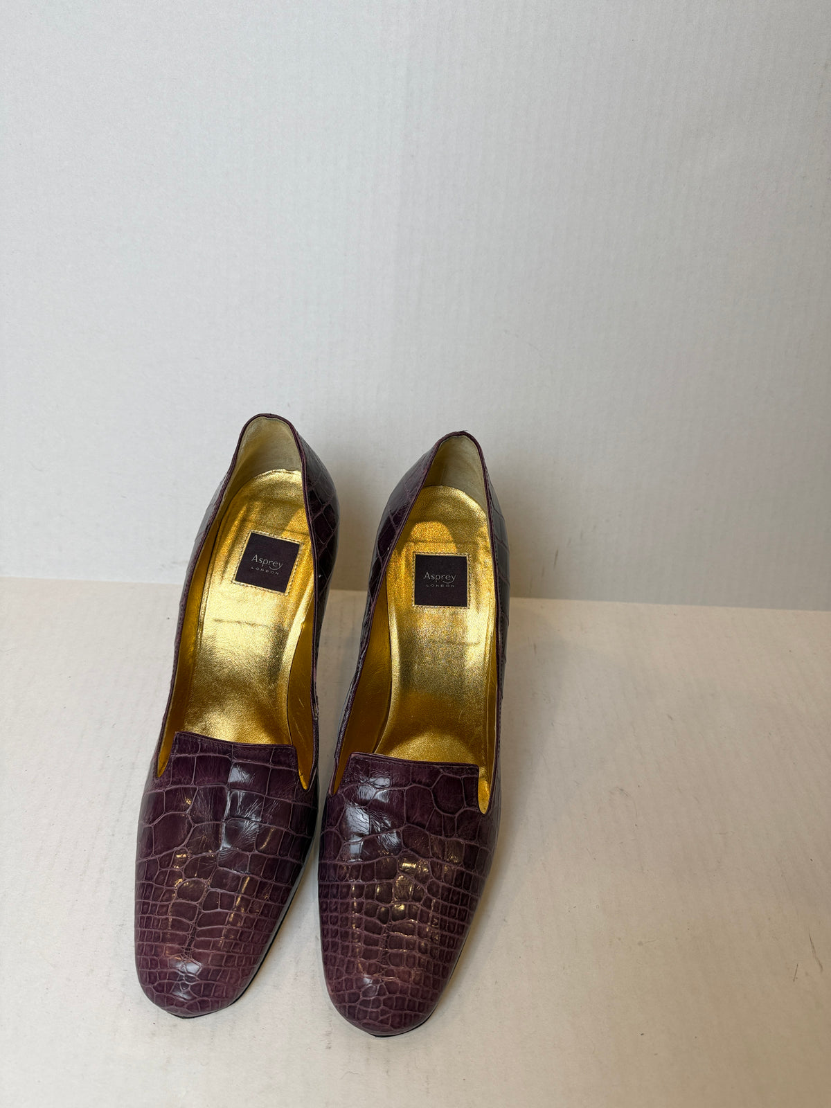 ASPREY Alligator Pumps / US8.5-EU39