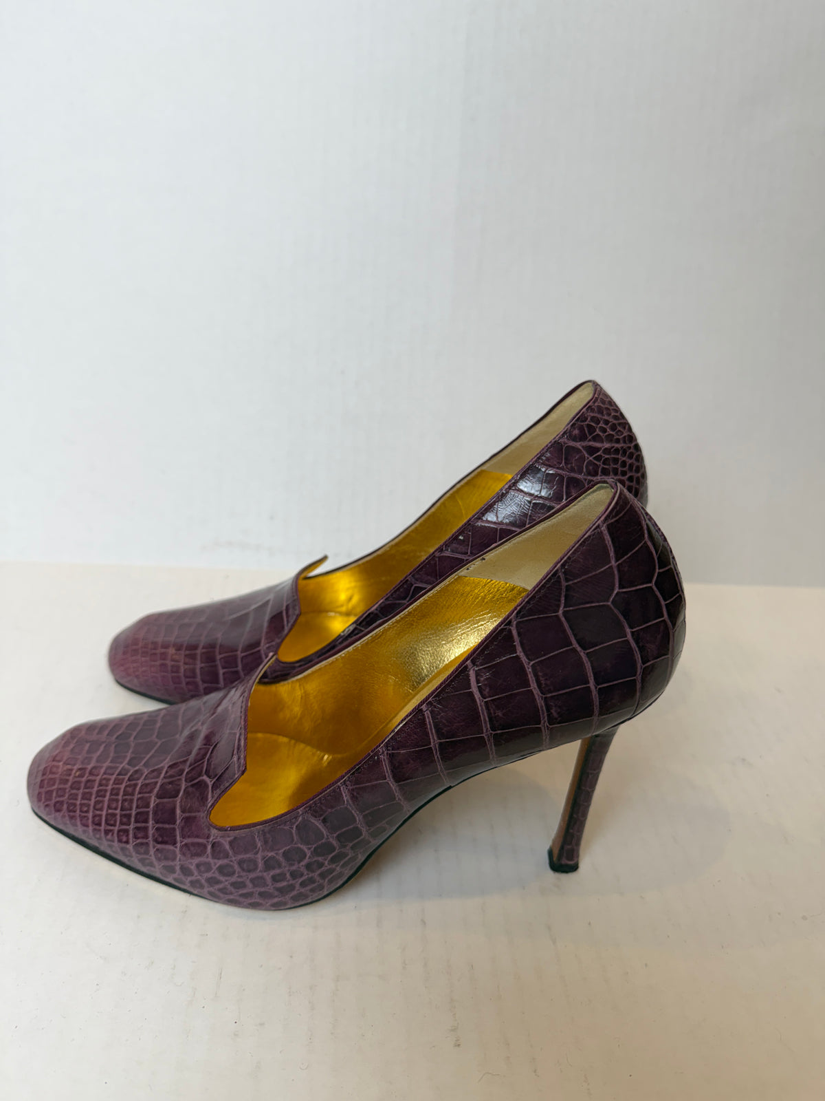 ASPREY Alligator Pumps / US8.5-EU39