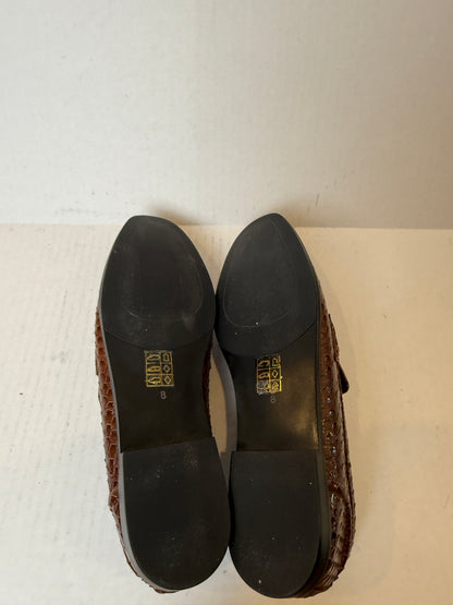 JEFFREY CAMPBELL New Leather Snake pattern Loafers / US8-EU39