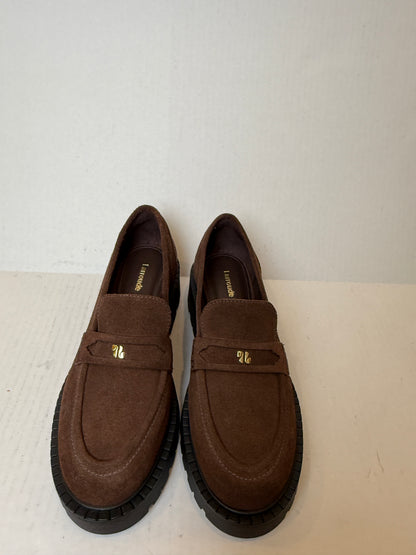LARROUDE NWT Suki Lug Suede Loafers/US9-EU39
