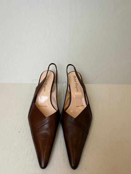 ROBERT CLERGERIE  Pointed Leather Pumps/7-EU37.5