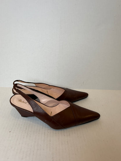 ROBERT CLERGERIE  Pointed Leather Pumps/7-EU37.5