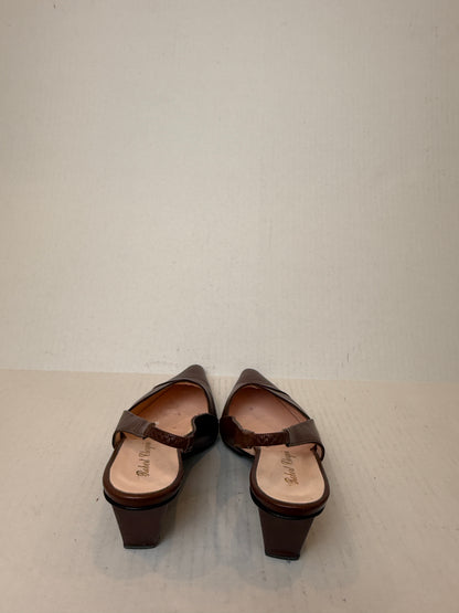 ROBERT CLERGERIE  Pointed Leather Pumps/7-EU37.5