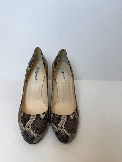 L.K.BENNETT NWT Leather Snake Pumps/7-EU38