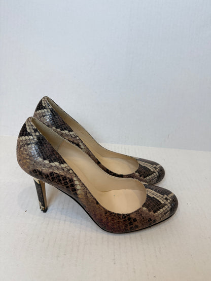 L.K.BENNETT NWT Leather Snake Pumps/7-EU38
