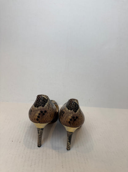 L.K.BENNETT NWT Leather Snake Pumps/7-EU38