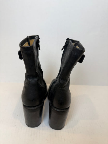 FREE LANCE Leather 9 Mini Gero Biker Boots/US6.5-EU36.5