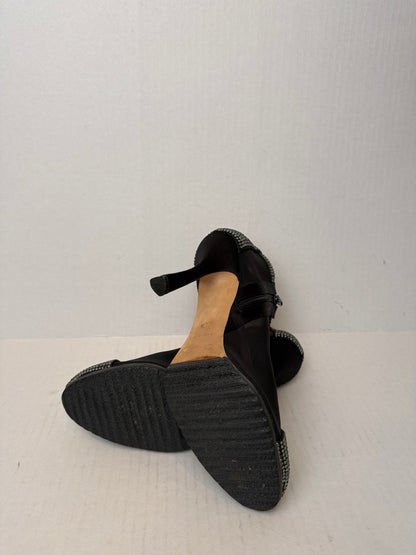 OSCAR DE LA RENTA Mesh Studded Pump Heels / US8-EU38.5