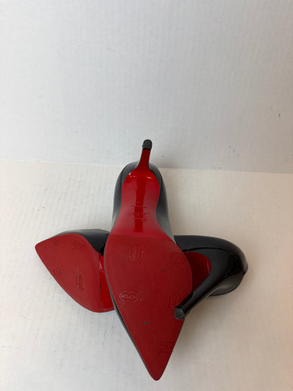 LOUBOUTIN Pointed Patent Pumps/7.5-EU38