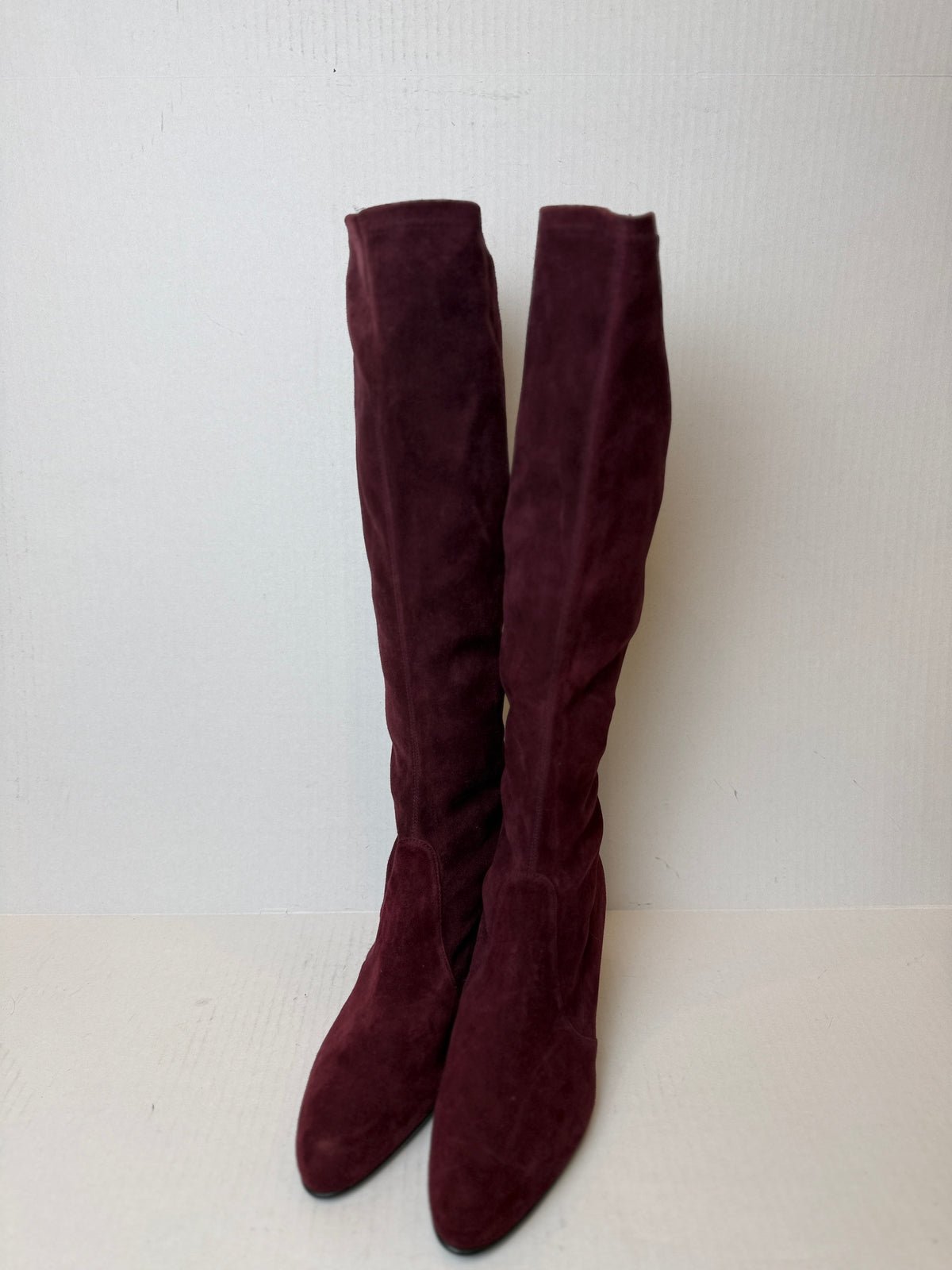 STUART WEITZMAN NWT Suede Leather Stretch  High Boots/US9-EU40