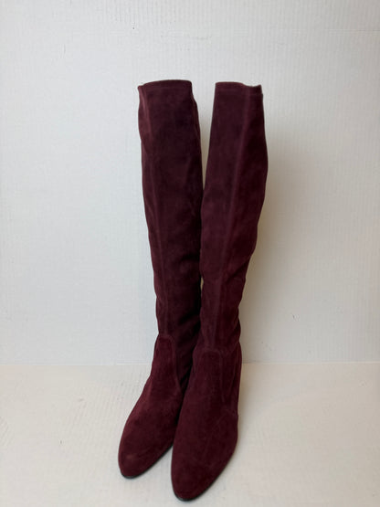 STUART WEITZMAN NWT Suede Leather Stretch  High Boots/US9-EU40