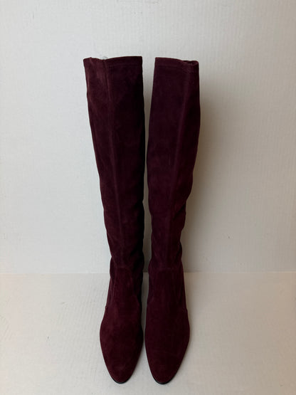 STUART WEITZMAN NWT Suede Leather Stretch  High Boots/US9-EU40