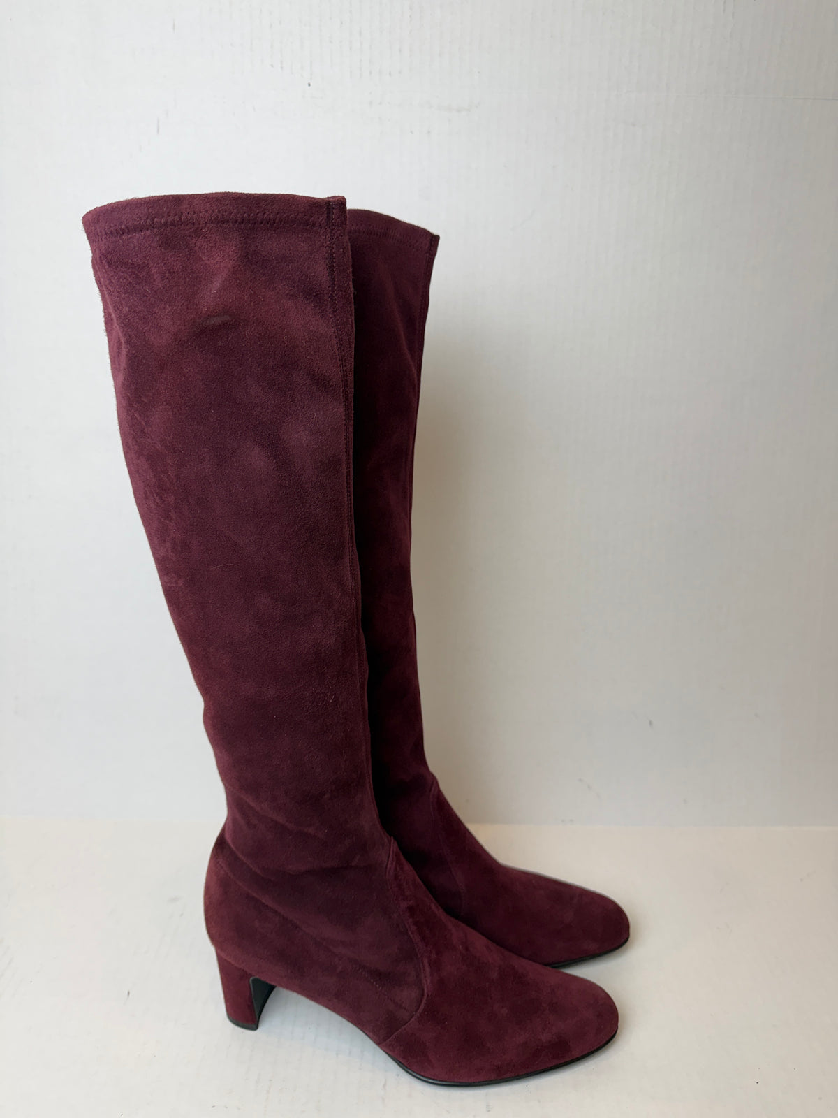 STUART WEITZMAN NWT Suede Leather Stretch  High Boots/US9-EU40