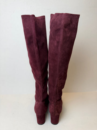 STUART WEITZMAN NWT Suede Leather Stretch  High Boots/US9-EU40