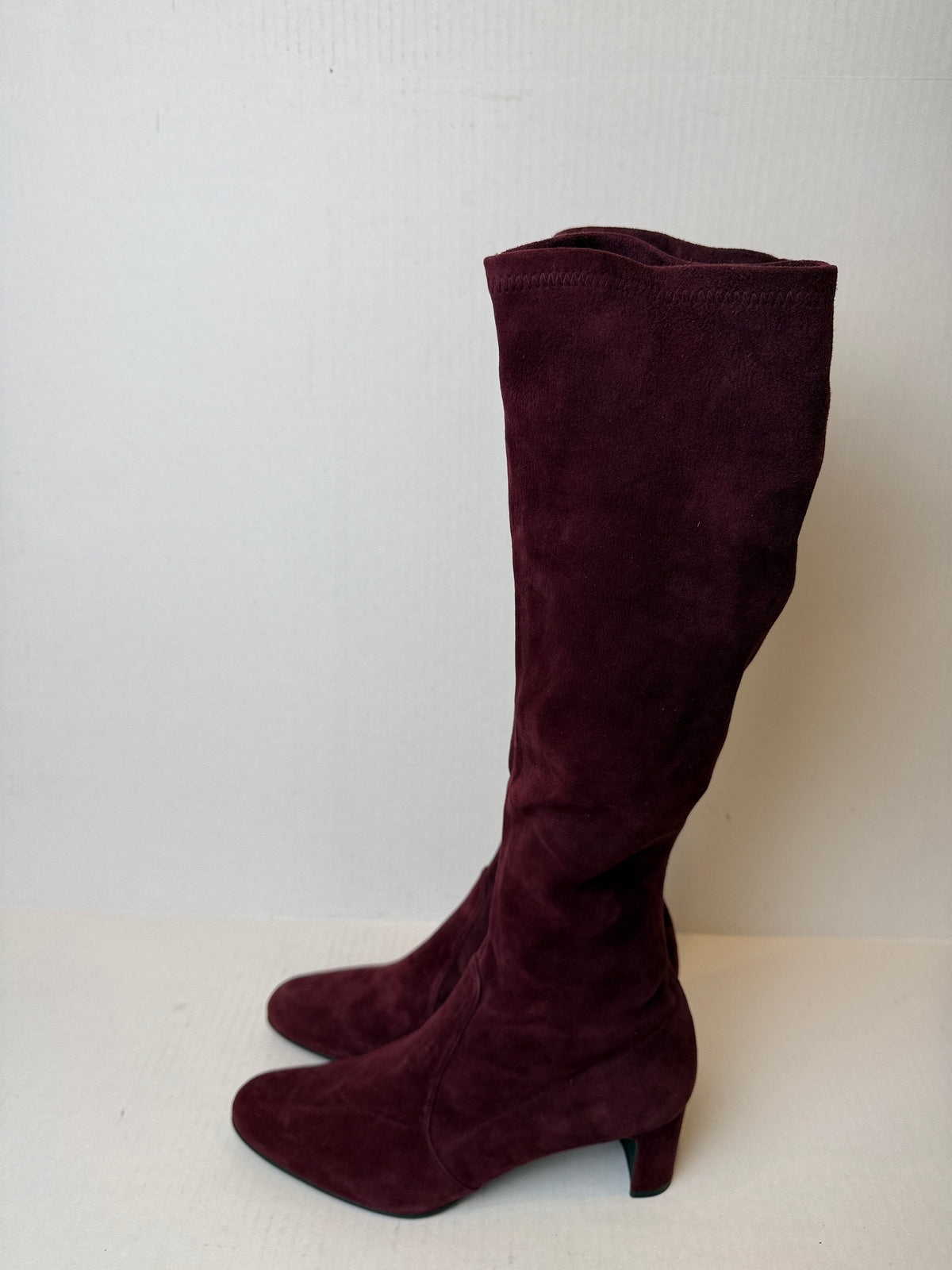 STUART WEITZMAN NWT Suede Leather Stretch  High Boots/US9-EU40