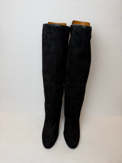 STUART WEITZMAN NWT Suede Studded Accents  Heels Boots/US8.5-EU39