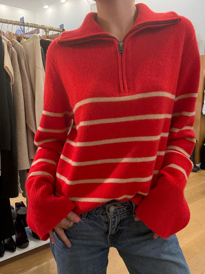 BANANA REPUBLIC Cashmere Half Zip Sweater / XS