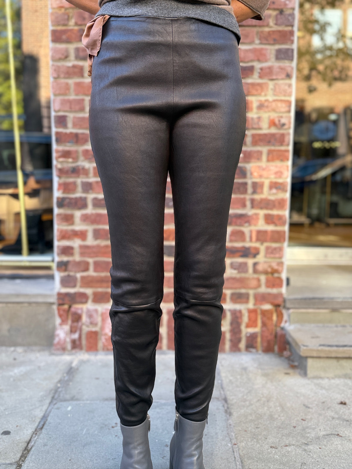 CATHERINE MALANDRINO Leather Pant / M