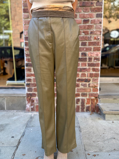 NANUSHKA Faux Leather Large Pants/L