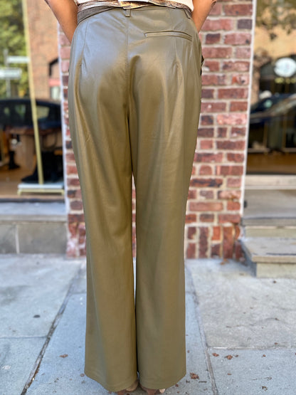 NANUSHKA Faux Leather Large Pants/L
