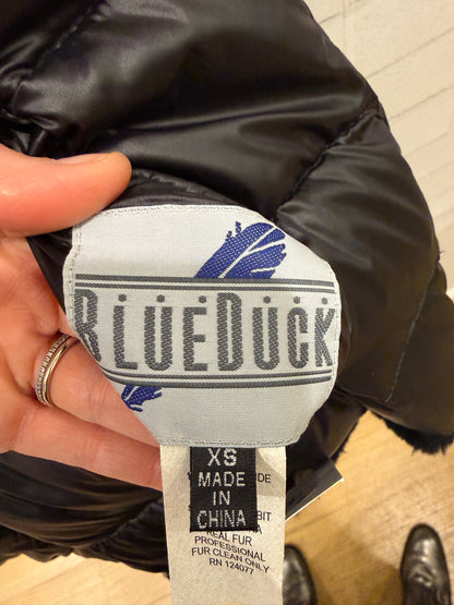 BLUE DUCK Fur Reversible Sleeveless Zip Jacket/XS
