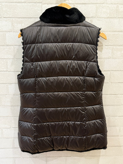 BLUE DUCK Fur Reversible Sleeveless Zip Jacket/XS