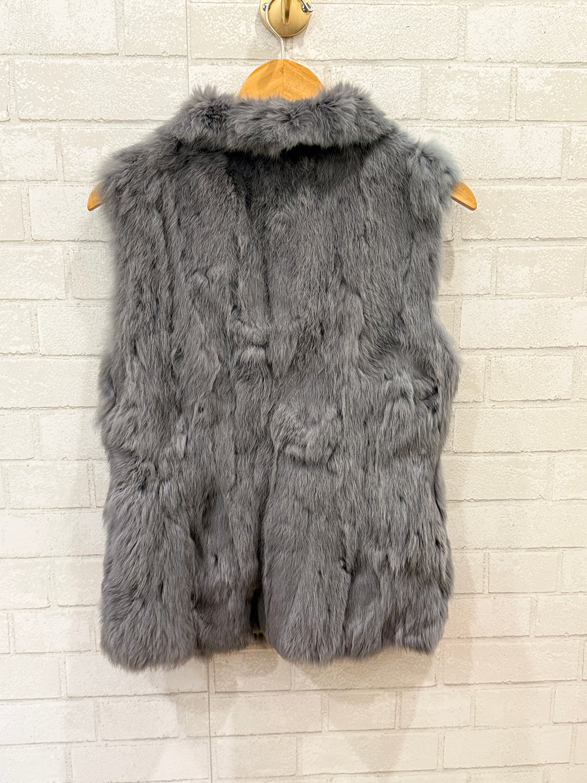 LA FIORENTINA Rabbit Fur Vest / M