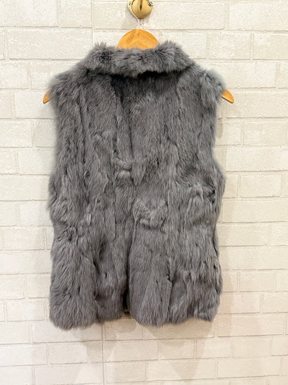 LA FIORENTINA Rabbit Fur Vest / M