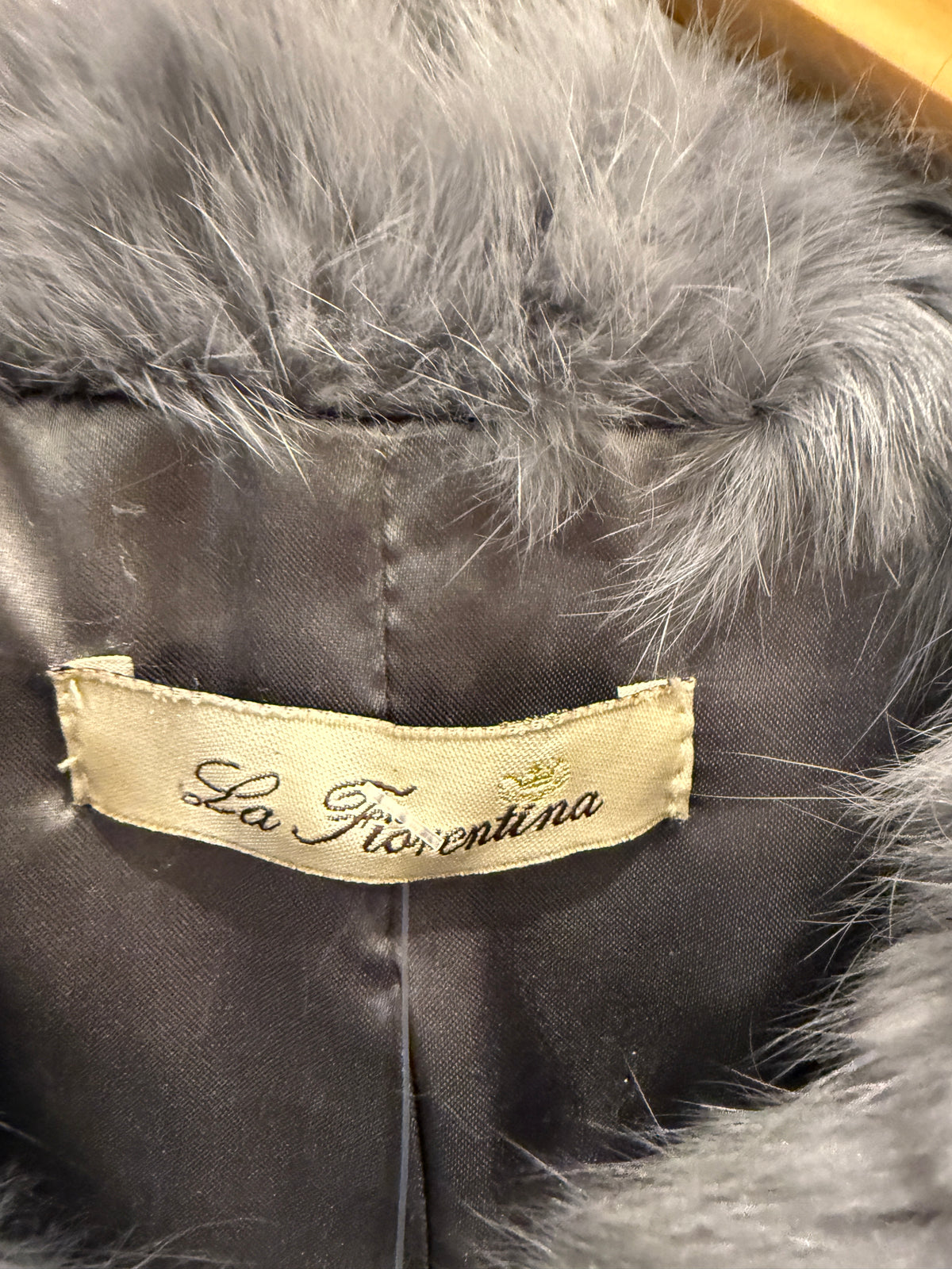 LA FIORENTINA Rabbit Fur Vest / M