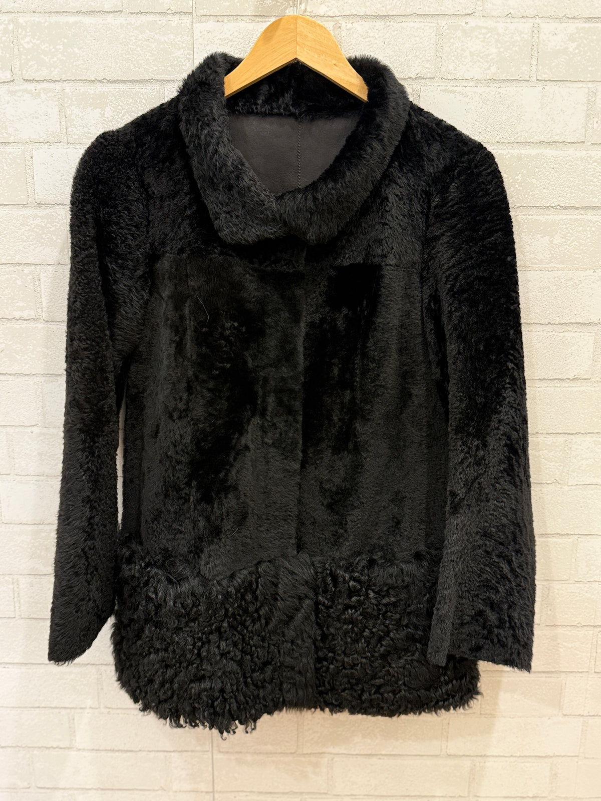 GRENN PILOT Lambskin & Sherling LS Reversible Jacket/S