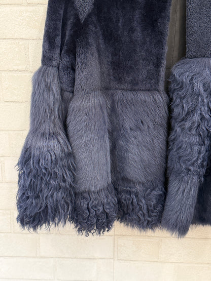 WHISTLES Hema Shearling Coat / L