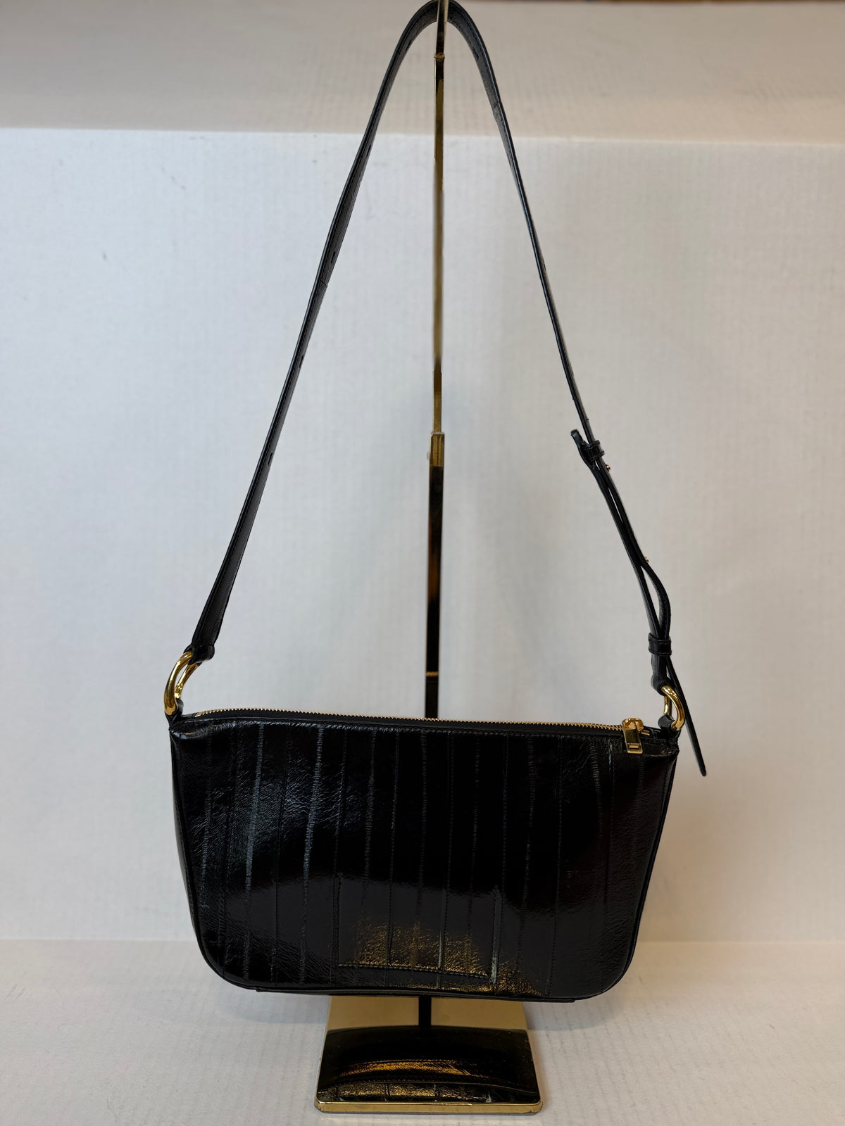 JIL SANDER Leather Medium Fold Shoulder Bag