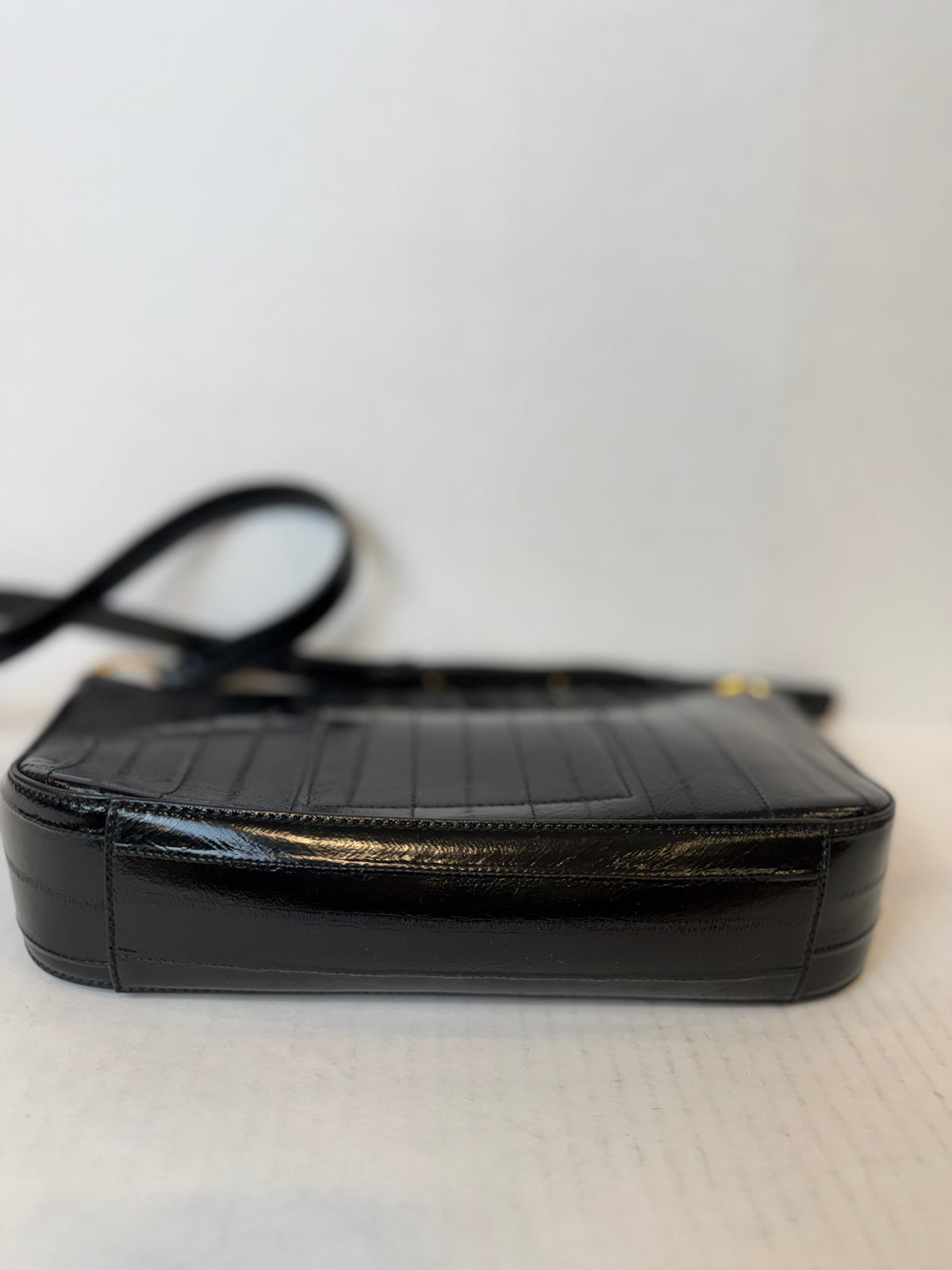 JIL SANDER Leather Medium Fold Shoulder Bag