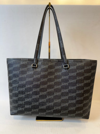 BALENCIAGA BB Monogram East-West Shopper Tote