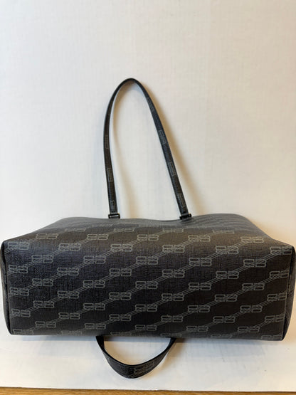 BALENCIAGA BB Monogram East-West Shopper Tote