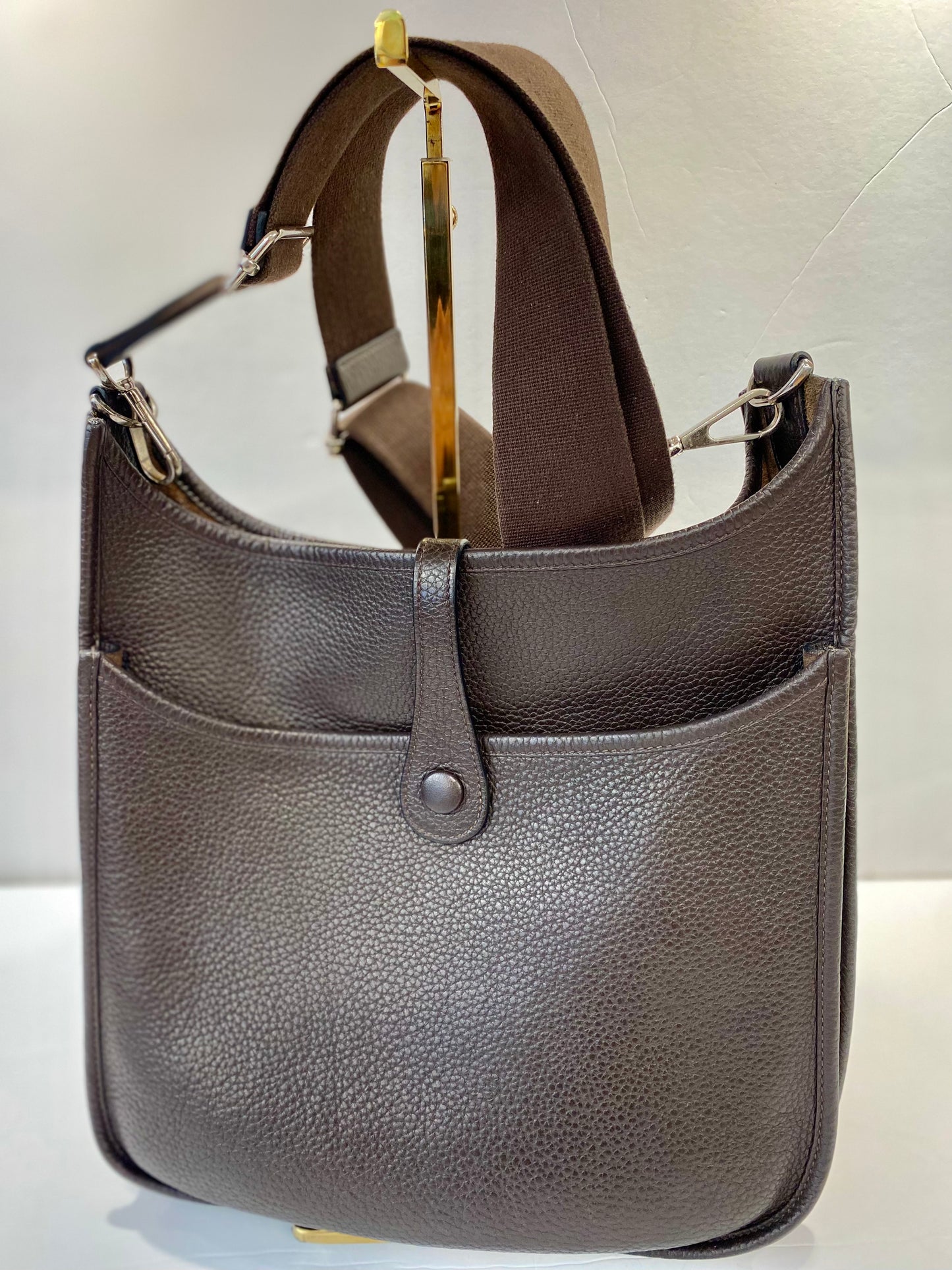 HERMES Evelyn 29 Dark Brown