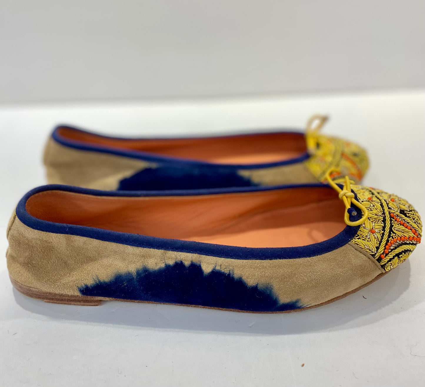 MEHER KAKALIA NWT Ballet Flats embroidered / EU38